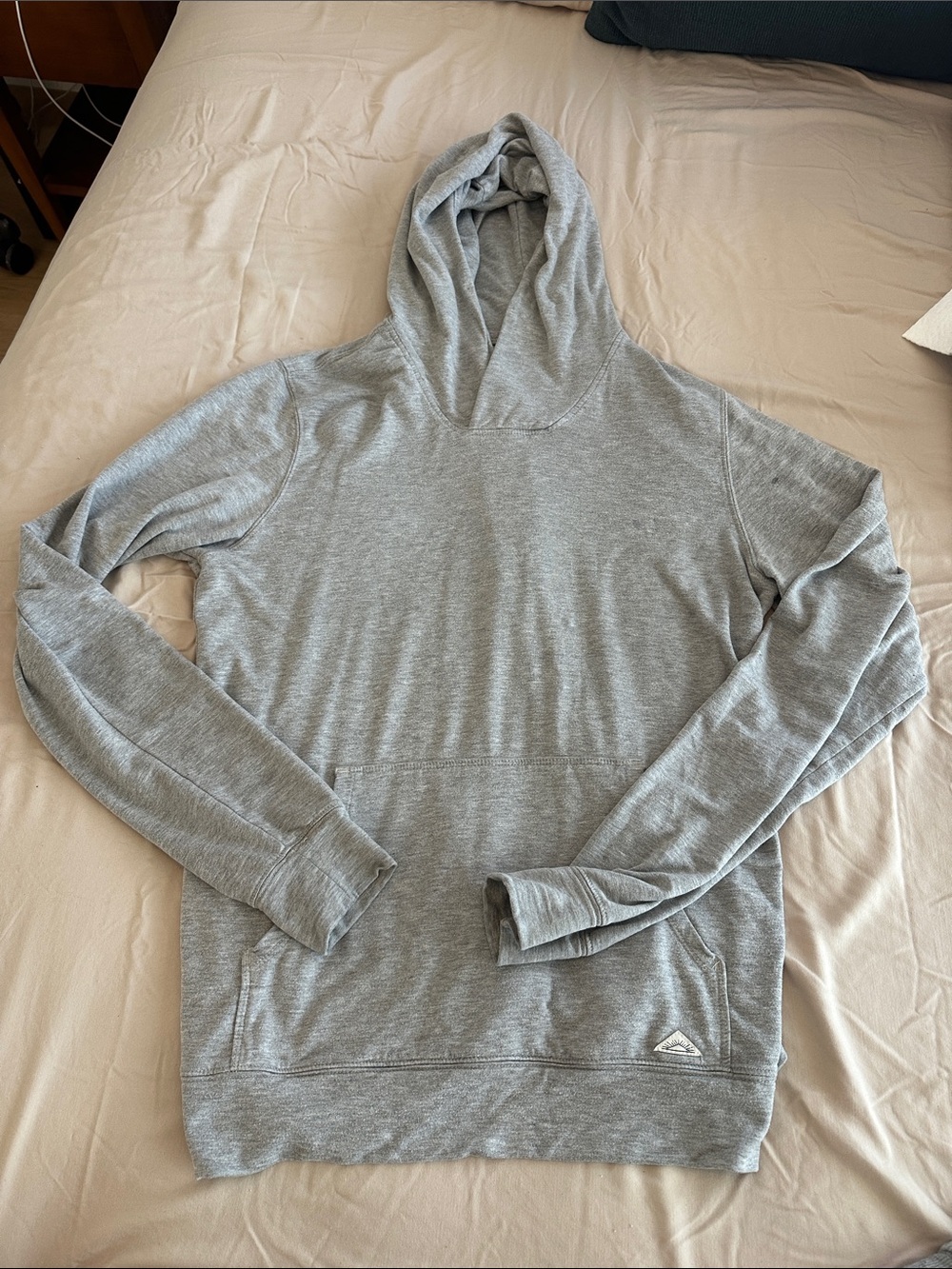 California Cowboy Light Gray Hooded Pullover Sweatshirt